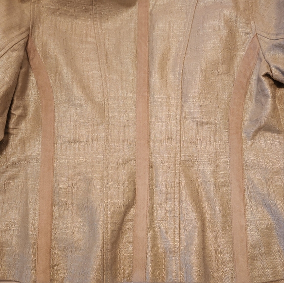 Sophisticated linen chicos sz 0 jacket. Perfect going from work to an evening o - Picture 7 of 8